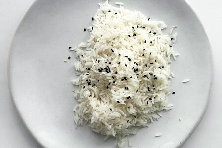 Рис с кунжутом
