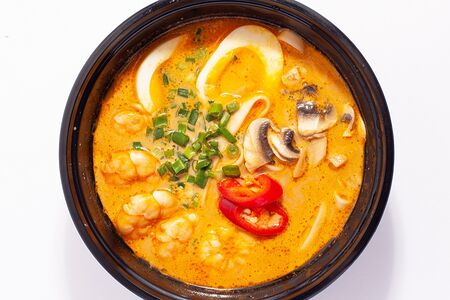 Чиз Рамен с креветками