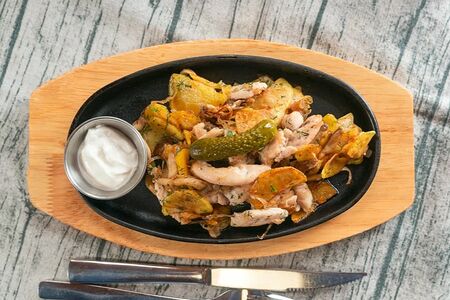 Жарёха с курицей