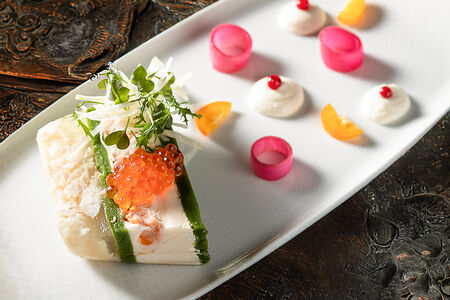 Заливное из судака и лосося