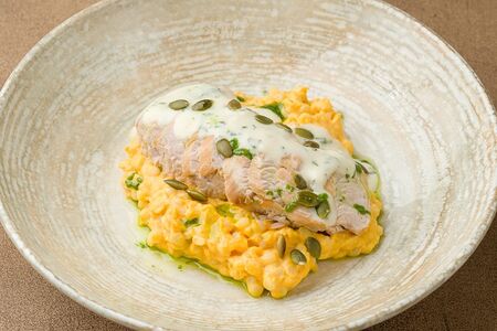 Индейка с пастой птитим