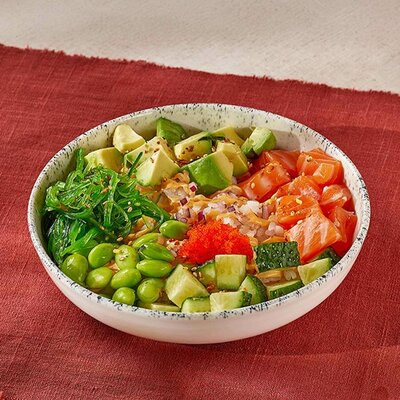 Поке с лососем