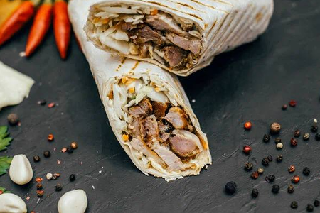 Шаурма со свининой