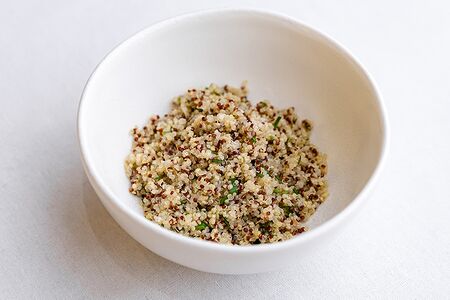 Киноа с зеленью