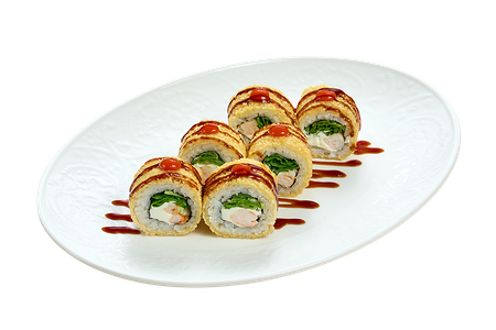 Ролл темпура с креветкой