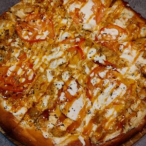 Пицца Шашлычная со свининой