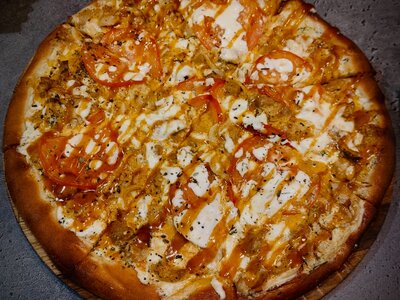 Пицца Шашлычная со свининой