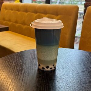 Молочный Bubble Tea с тапиокой Блю Матча