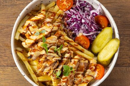 Фрайс бокс с окорочком гриль