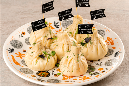 Хинкали с бараниной