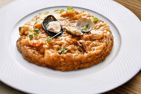 Ризотто с морепродуктами