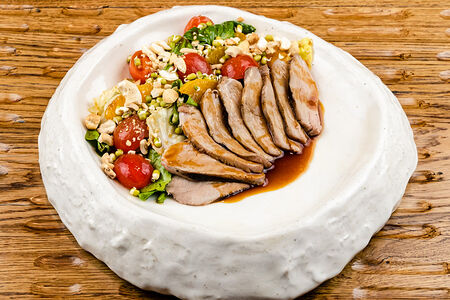 Утка, апельсин, цитрусовый терияки