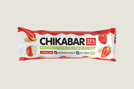 Батончик Chikabar Клубника со сливками