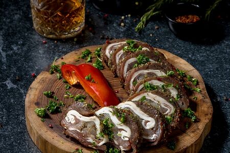 Кефте с сыром и говядиной