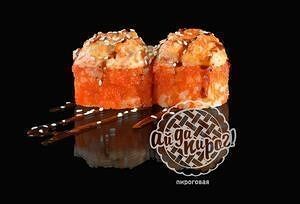 Ролл в стружке запеченный