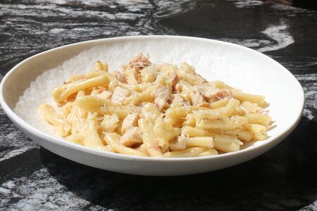 Паста с куриным филе