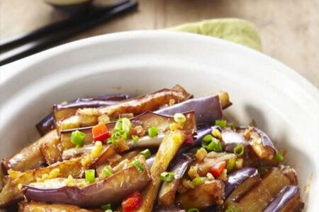 Баклажаны в кунжутном соусе