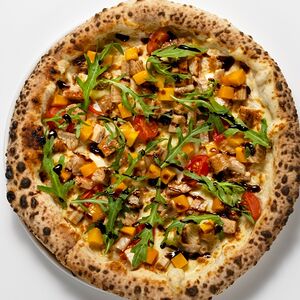 Пицца Угорь-манго 