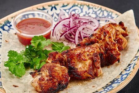 Шашлык из куриного бедра