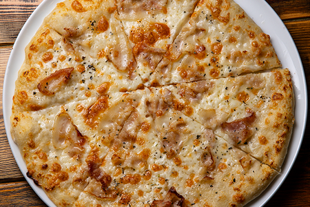 Пицца карбонара маленькая