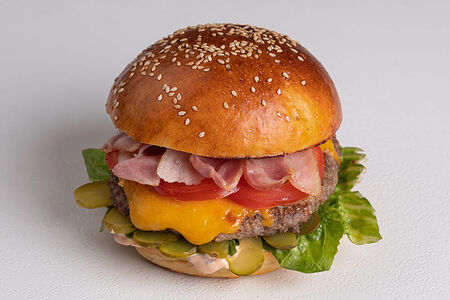 Бургер роллс с беконом