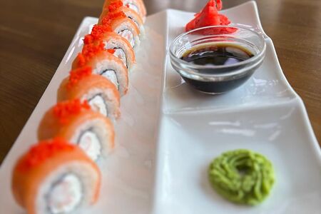 Ролл Филадельфия с креветками