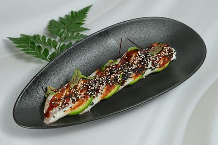 Карпаччо из копченого угря