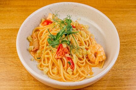 Лингвини с морепродуктами