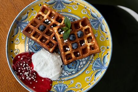 Творожная вафля