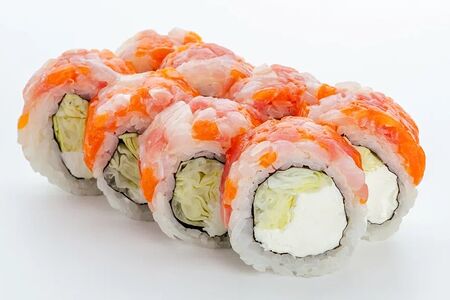 Тартар из тунца, окуня и лосося