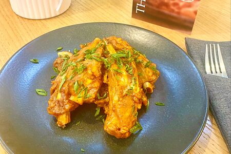 Ребра в брусничном соусе 