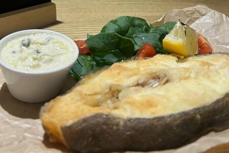 Стейк палтуса