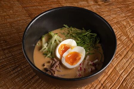 Окрошка с языком на квасе