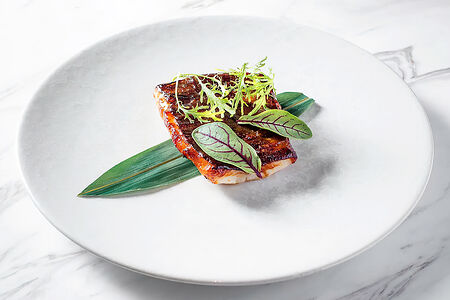 Стейк из черной трески с мисо