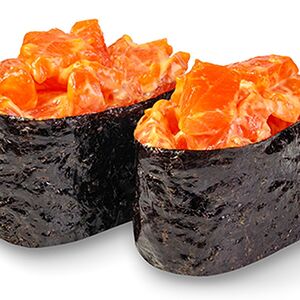 Гункан спайси копченый лосось