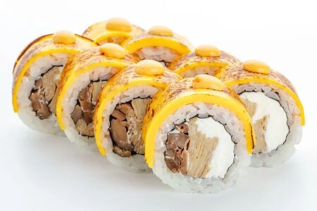 Чеддер, шиитаке и тамаго