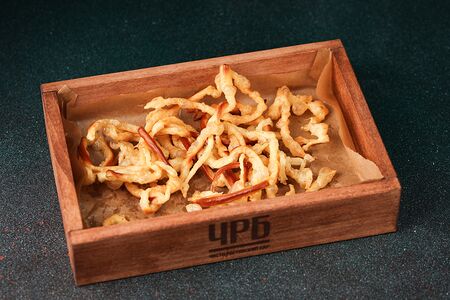 Жареный сыр-косичка