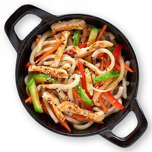 Удон с курицей