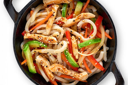 Удон с курицей