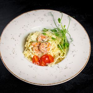 Паста с креветками