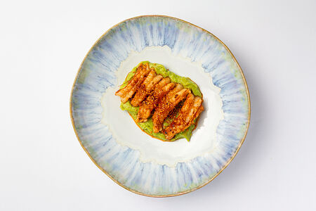 Лангустины с авокадо