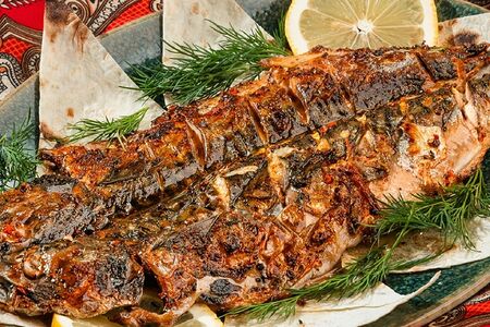 Скумбрия на мангале