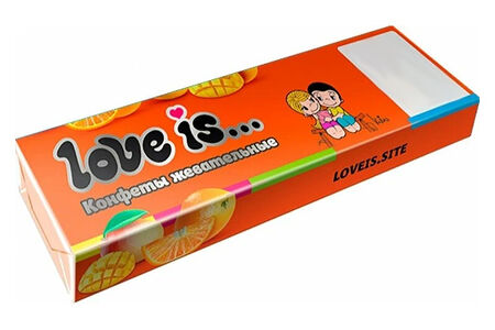 Жевательные конфеты Love is