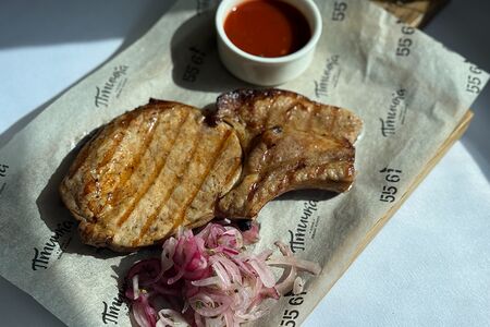 Шашлык из свиной корейки на кости