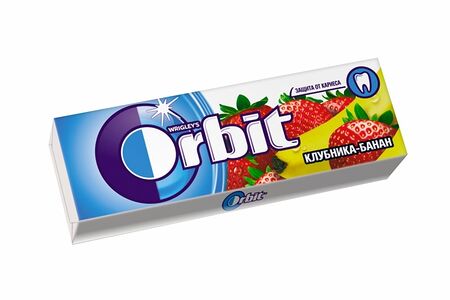 Жевательная резинка Orbit клубника-банан
