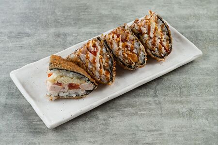 Сэндвич-ролл с креветками