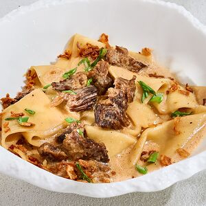 Фазолетти с томлеными щечками