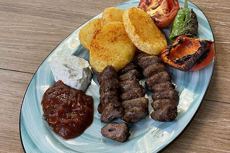 Сет №4 (с куриными сердечками и печеными овощами)