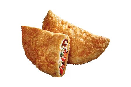 Чебурек с сыром, помидором и зеленью XL