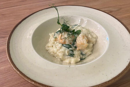 Ризотто с креветками